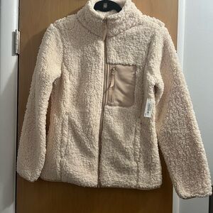 Amazon Essentials Beige Sherpa Jacket